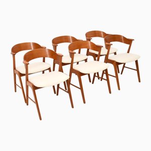 Vintage Danish Teak Dining Chairs from Korup Stolefabrik, 1960s, Set of 6