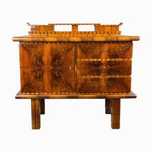 Art Deco Walnut Chest of Drawers, 1930s