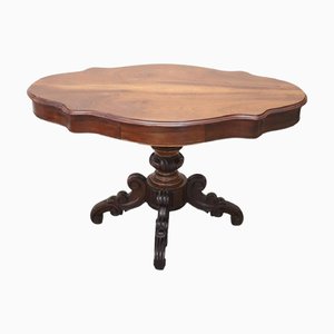 Mid-19th Century Pedestal Table in Walnut