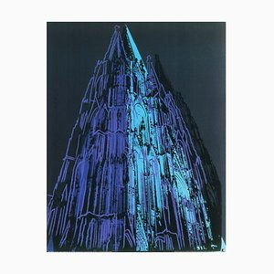 After Andy Warhol, Cologne Cathedral (Blue), Print