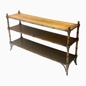 Rectangular Etagere or Console Table from Durmast, Italy, 1950s