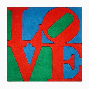 Tappeto d'amore dopo Robert Indiana