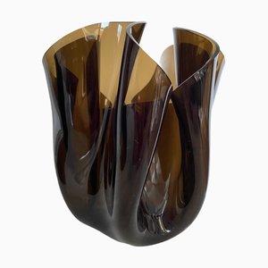 Vaso Fazzoletto di Luigi Massoni per Guzzini, anni '70