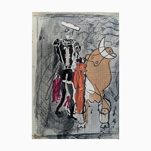 Georges Braque, Torero, Litografía en color, 1955