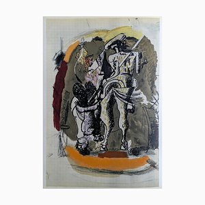 Georges Braque, Picador, Color Lithograph, 1955