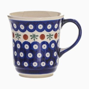 300 Ml Ceramic Mugs from Zakłady Ceramiczne Bolesławiec, Set of 4