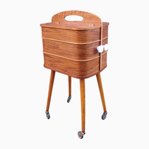 Danish Sewing Box in Teak, 1960s