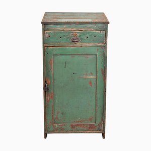 Industrial Wooden Cabinet, 1950s