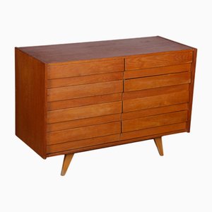 Model U-453 Chest of Drawers in Wood by Jiri Jiroutek for Interier Praha, 1960s