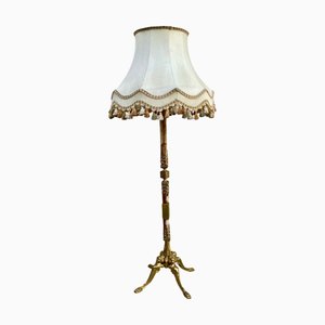 Empire Floor Lamp in Marble and Gilded Bronze