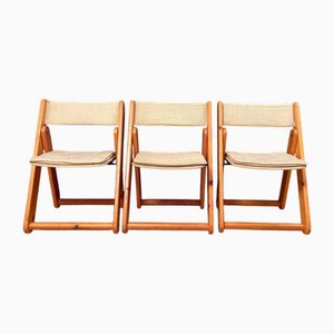 Sedie Kon-Tiki di Gillis Lundgren per Ikea, Svezia, anni '70, set di 3