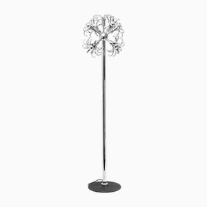 Vintage Sputnik Floor Lamp attributed to Gaetano Sciolari, Italy, 1970s