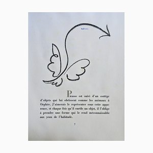 Pablo Picasso, Composición sin título, 1962, Litografía original