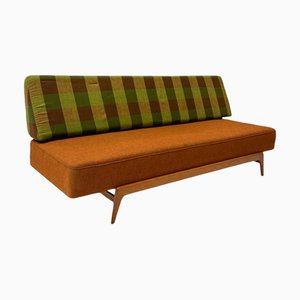 Sofá cama Mid-Century moderno con tapicería original, años 60