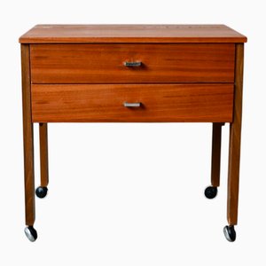 Scandinavian Sewing Box on Wheels
