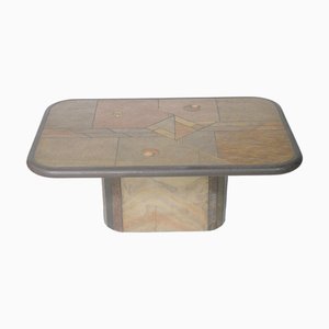 Table Brutaliste en Pierre par Paul Kingma, 1980s
