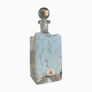 Scandinavian Irregular Form Glass Carafe from Fj Design, Denmark, 1980s