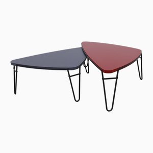 Petalo Couchtische von Charlotte Perriand für Cassina, 1990er, 2er Set