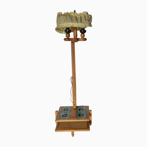 Vintage Floor Lamp by Guillerme & Chambron, 1980s