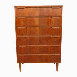 Vintage Danish Chest of Drawers in Teak