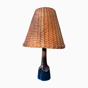 Mid-Century Ceramic Table Lamp from Søholm, Denmark, 1960s