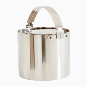 Original Edelstahl Eiskübel von Arne Jacobsen, 1960