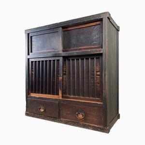 Japanese Meiji Period Tansu Storage Cabinet