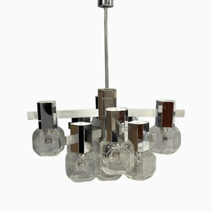 Italian Chandelier by Gaetano Sciolari for Sciolari, 1970