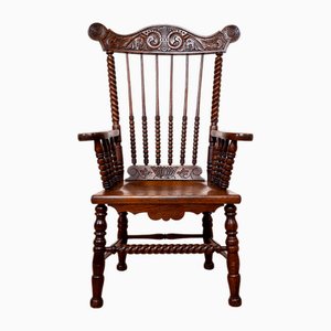 Antiker Windsor Stuhl aus Eiche, 1900