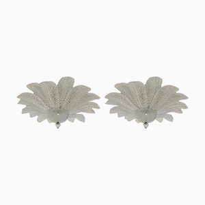 Murano Glass Sputnik Flush Mounts from Simoeng, Set of 2