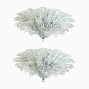 Venezianische Einbauleuchten aus Muranoglas von Simoeng, 2 . Set