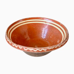 Large Alsace Terracotta Bowl, 1900s