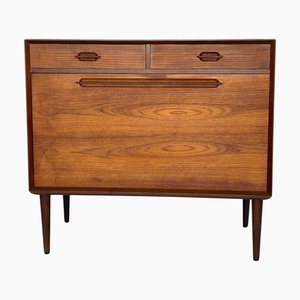Bar Mid-Century en Teck par Ejvind A. Johansson, 1960s