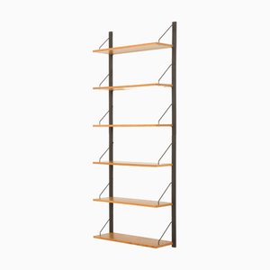 Scandinavian Modular Oak Shelving System, 1960s