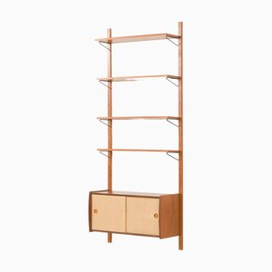 Mid-Century Teak Wall Unit, Denmark, 1960s
