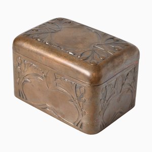 Art Nouveau Copper Sugar Bowl from Carl Deffner, 1890s