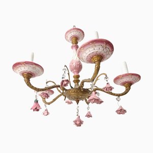 Manises Princes Pink Chandelier
