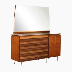 Vintage Kommode mit Spiegel, 1960er