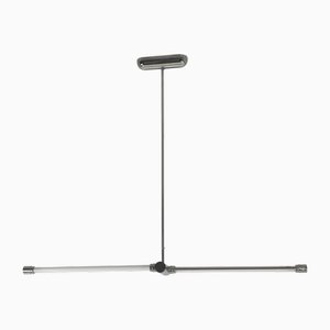 Hanging Lamp in Steel Pipe, Germany, 1970s