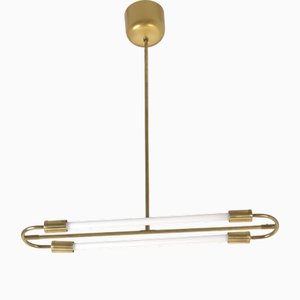 Hanging Lamp in Brass, Germany, 1950s