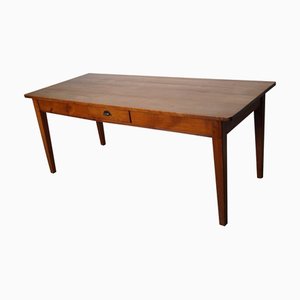 Französischer Vintage Esstisch aus Kirschholz, 20. Jh.