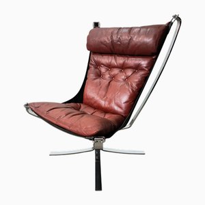 Falcon Model Lounge Chair attributed to Sigurd Ressell for Vatne Møbler, 1970s