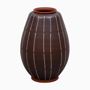 Jarrón floral de cerámica atribuido a Ilkra Ceramics, Alemania, años 60
