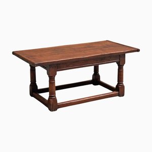 Antique Refectory Style Coffee Table in Oak, 19th Century