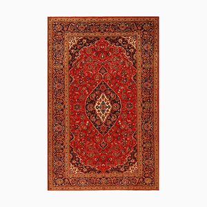 Hand-Knotted Middle Eastern Wool Rug