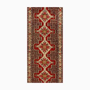 Middle Eastern Hand-Knotted Wool Runner Rug