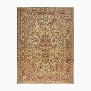 Large Hand-Knotted Middle Eastern Rug in Wool and Cotton