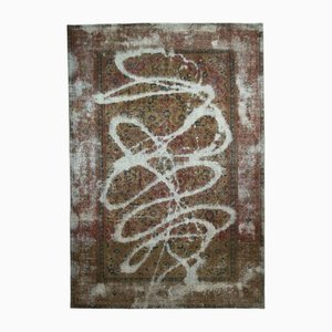 Vintage Middle Eastern Hand-Knotted Rug