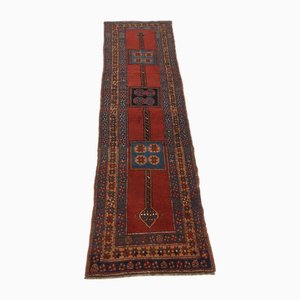 Anatolian Runner Rug with Medallions and Decorated Corners