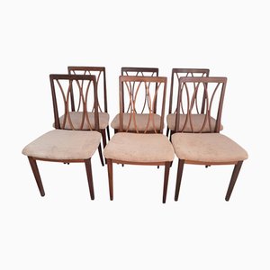 Vintage Esszimmerstühle aus Teak von G-Plan, 1960er 6er Set